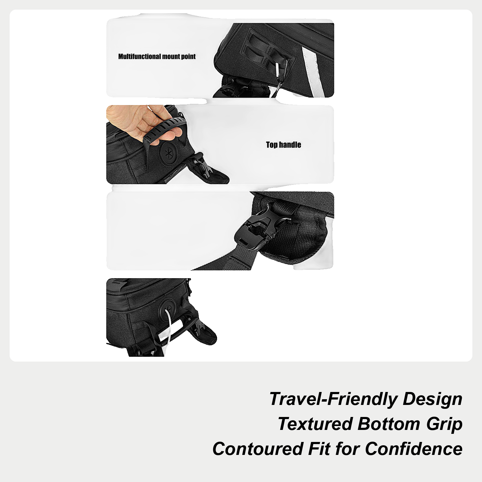 Travel Accessories Bag For Women - Motorcycle tank Bag 5L Anti-Slip Reflective