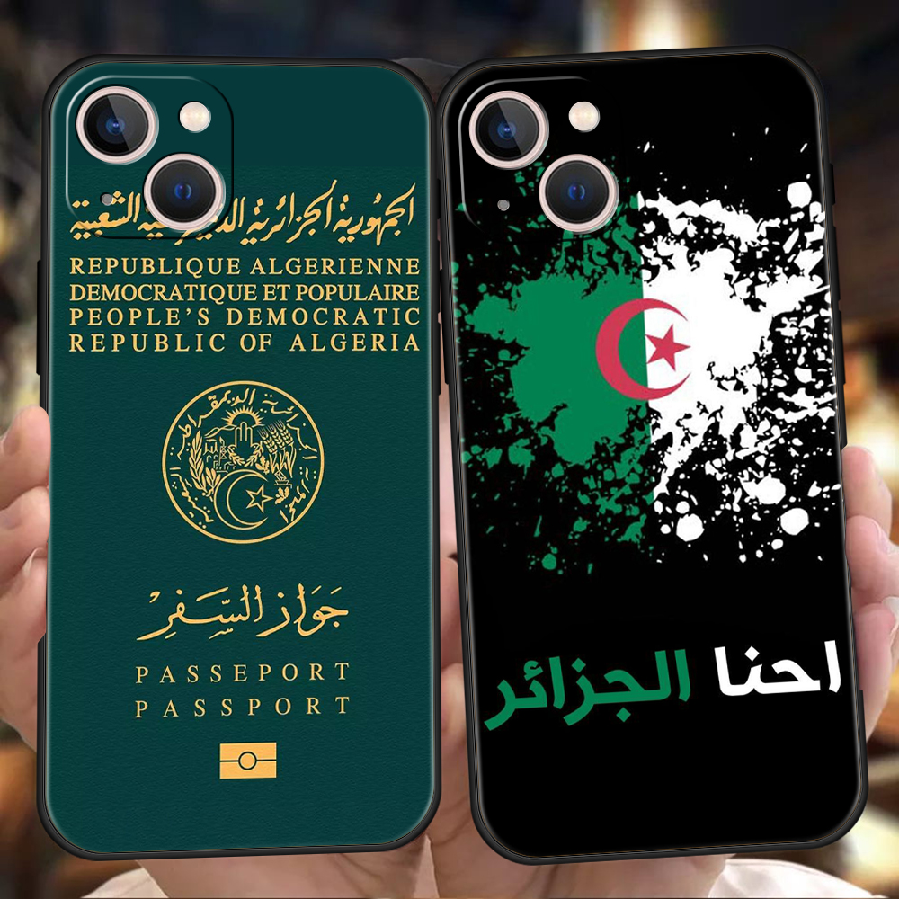 Travel Accessories Iphone - Algeria Passport Phone Case for iPhone