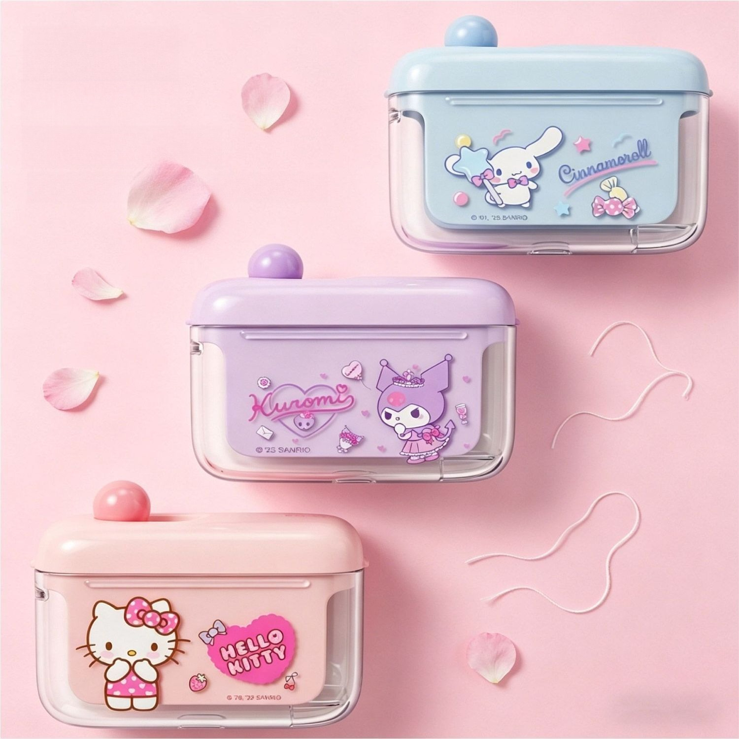Travel Accessories Wholesale - Sanrio Kawaii Floss Box Pouch Pack