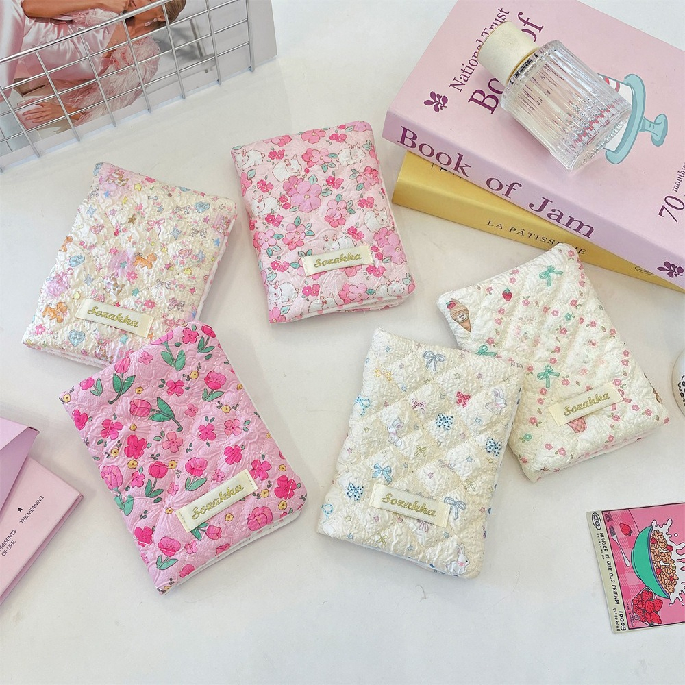 Travel Accessories Bag For Women - New Cute Cartoon Passport Cover Flower