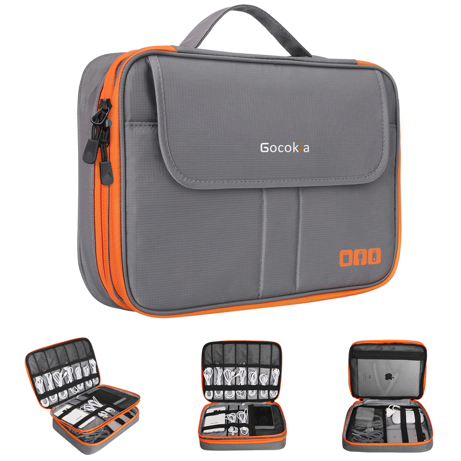 Travel Accessories Iphone - Double Layers Large Capacity Travel Electronic