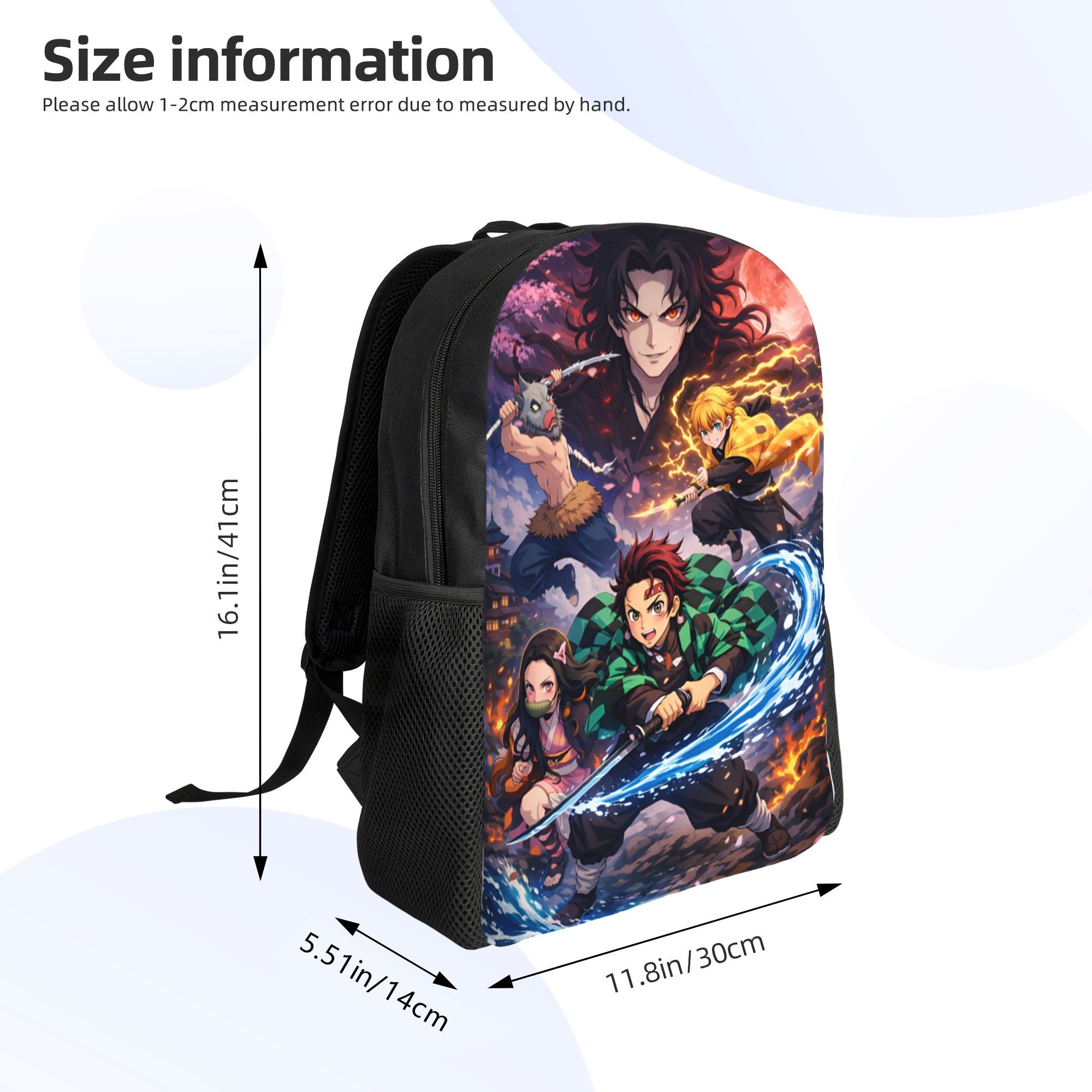 D-Demons Slayers Travel Backpa - огляд і ціна Travel Accessories Bag For Women