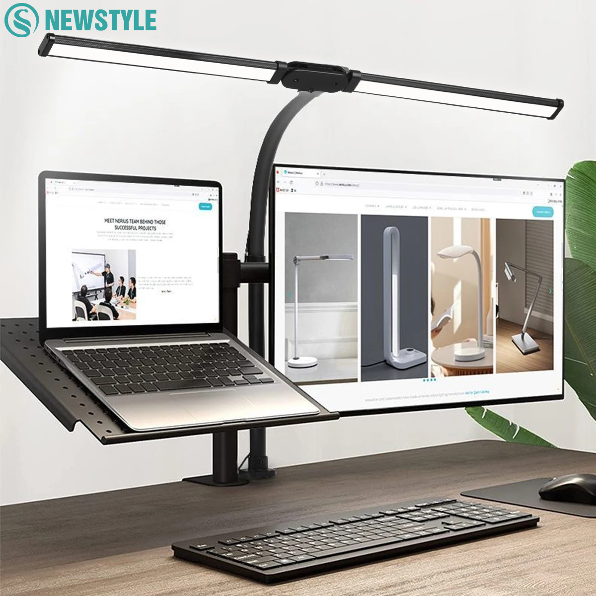 Eye-care LED Clip Metal Desk L - огляд і ціна Book Light Flexible