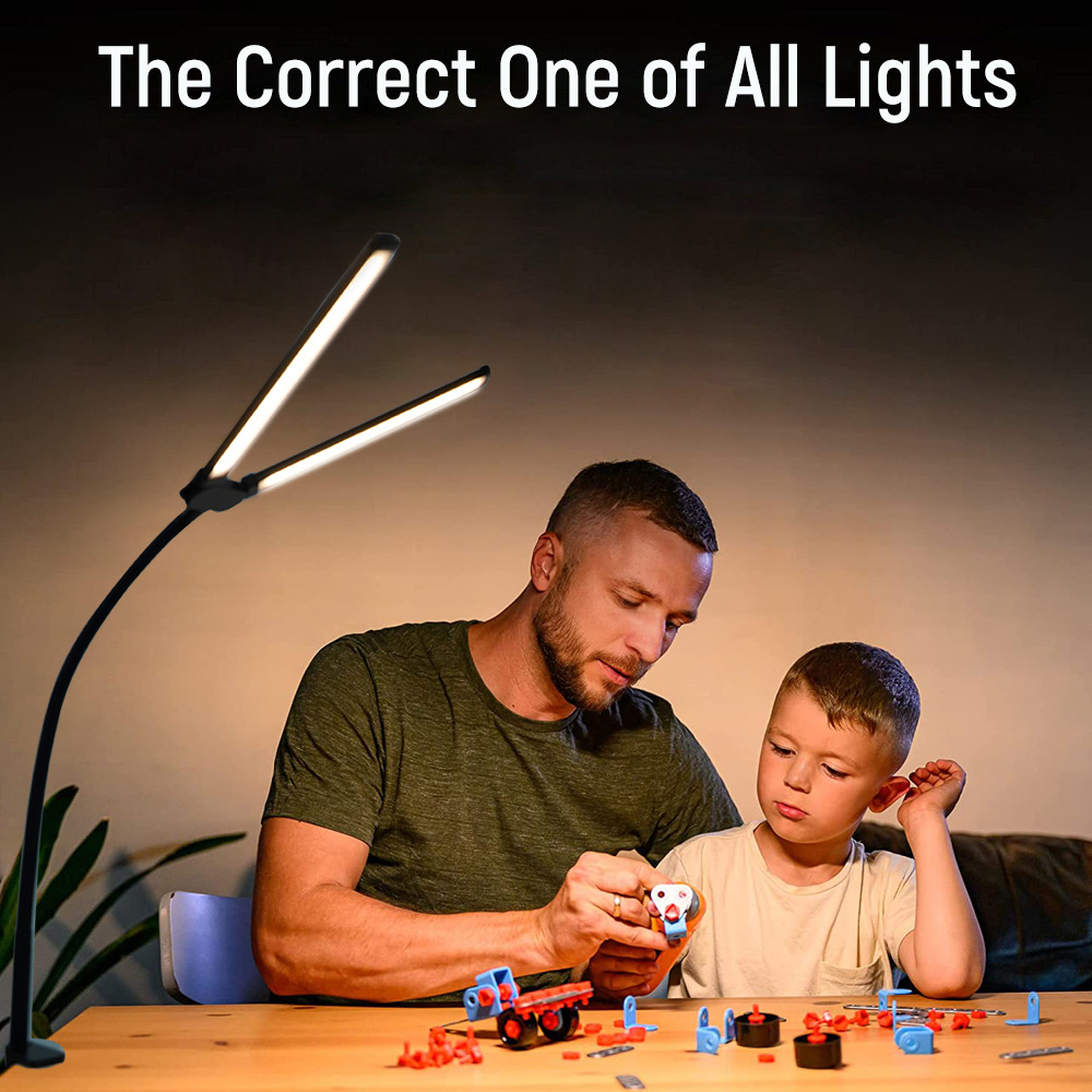 Eye-care LED Clip Metal Desk L - огляд і ціна Book Light Flexible