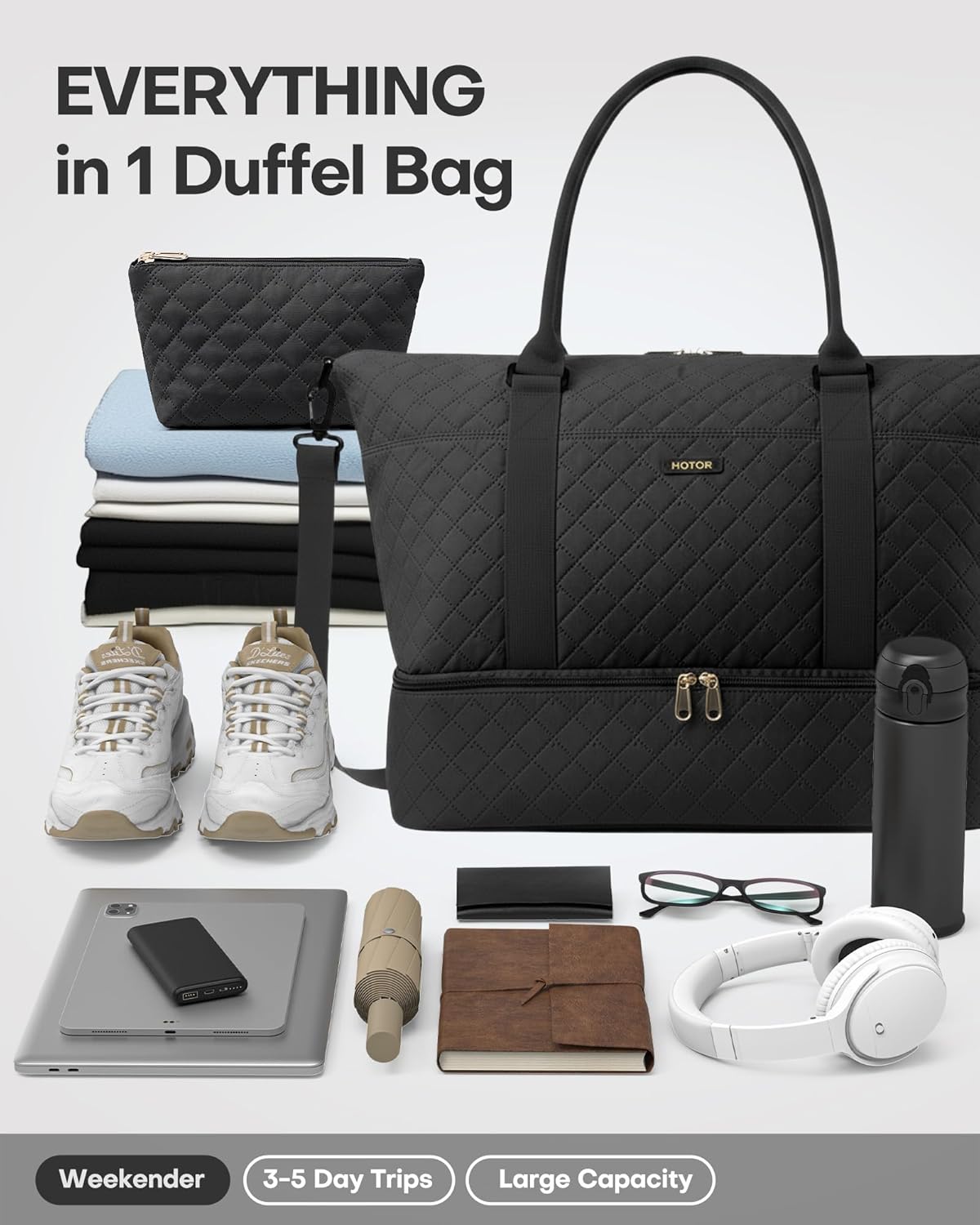 HOTOR Travel Duffel Bag - Week - огляд і ціна Travel Accessories Bag For Women