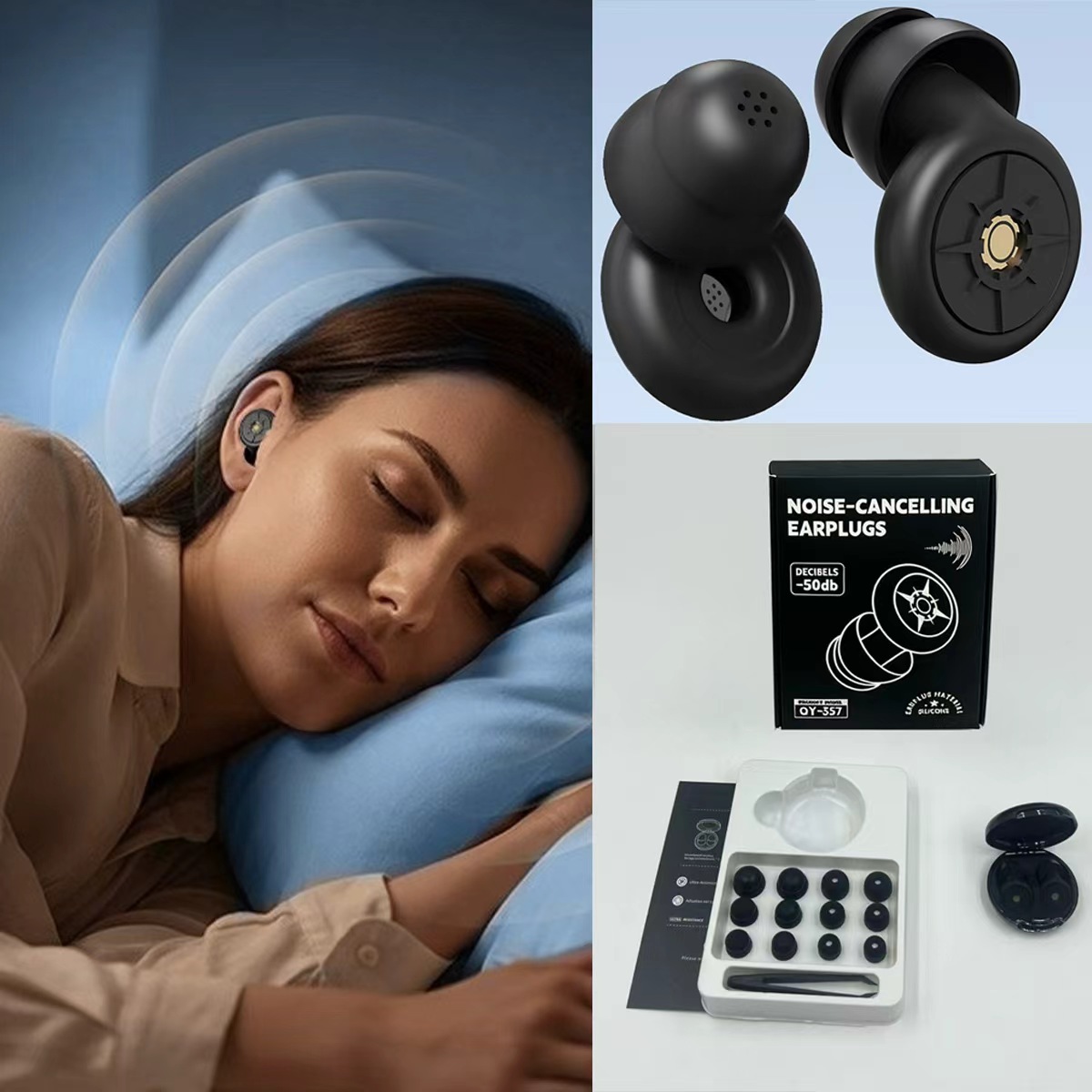 1 Set of New Noise-Cancelling  - огляд і ціна Earplug Set Foam