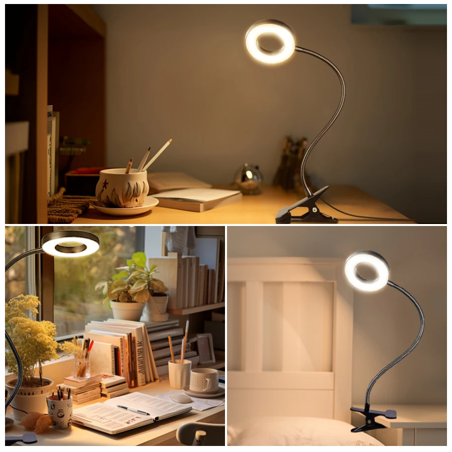 48 LEDs Clip on Desk Lamp 360° - огляд і ціна Book Light Flexible