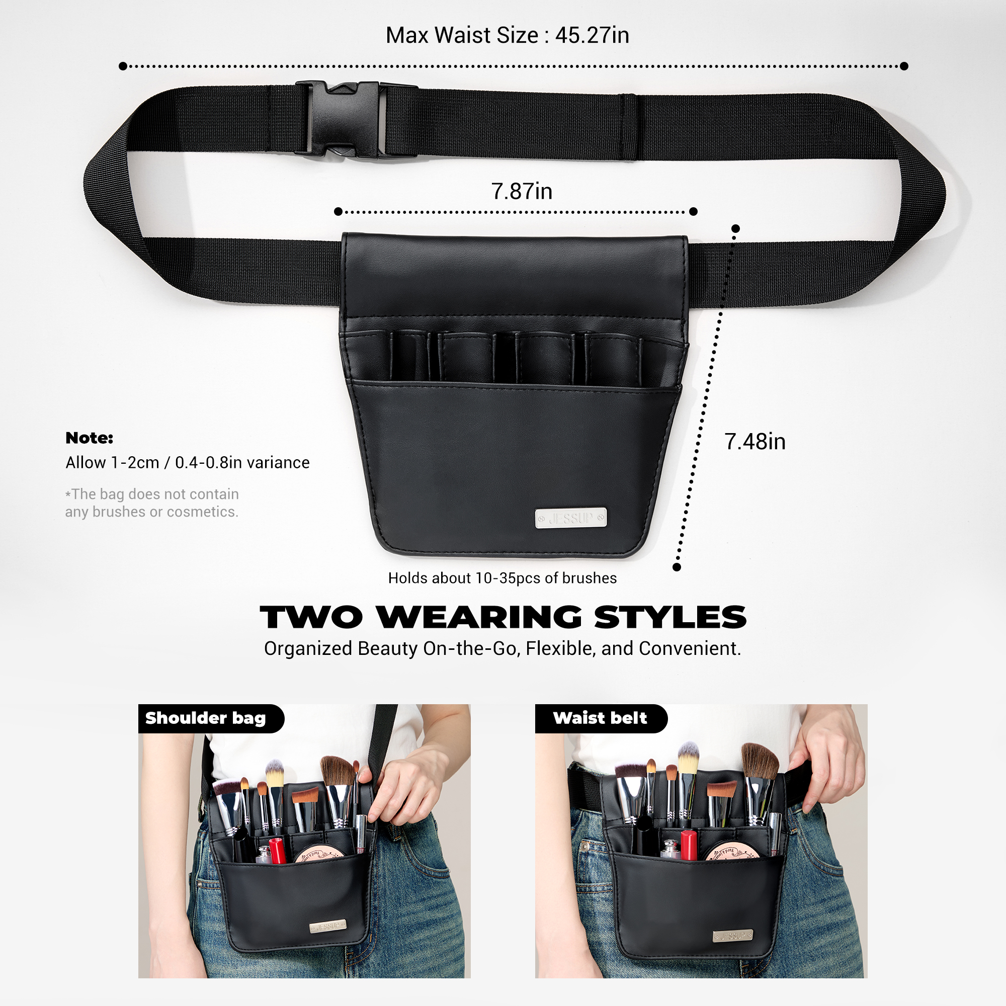 Jessup Makeup Artist Belt Bag  - огляд і ціна Travel Accessories Bag For Women