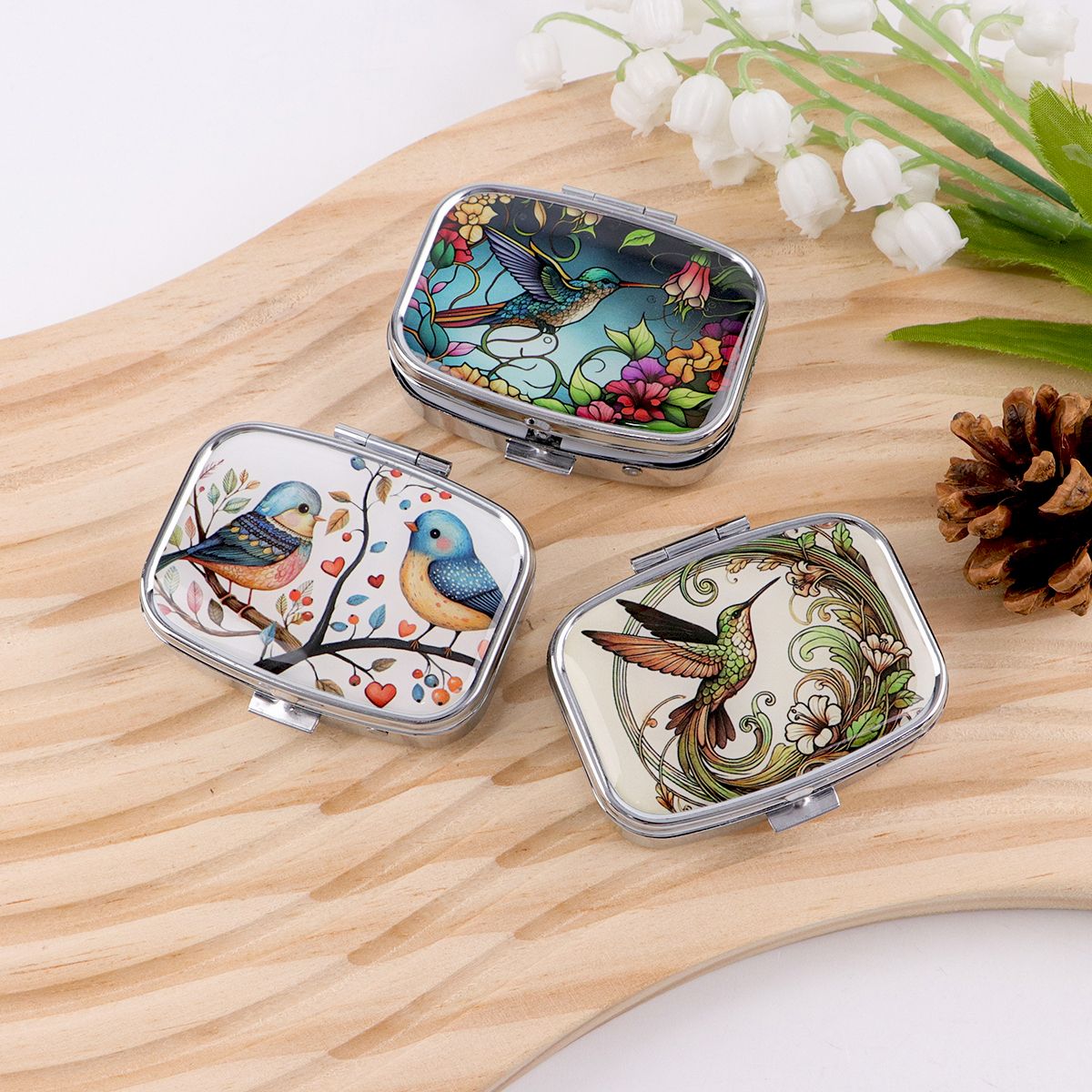 Cute Bird Cartoon Travel Pill  - огляд і ціна Travel Accessories Box