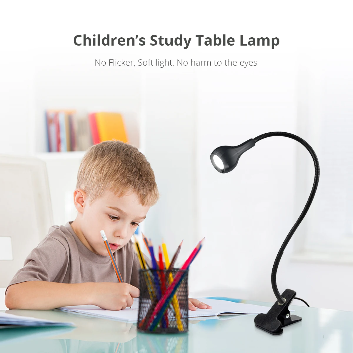 1-10Pcs Clip-On Light USB Powe - огляд і ціна Book Light Flexible