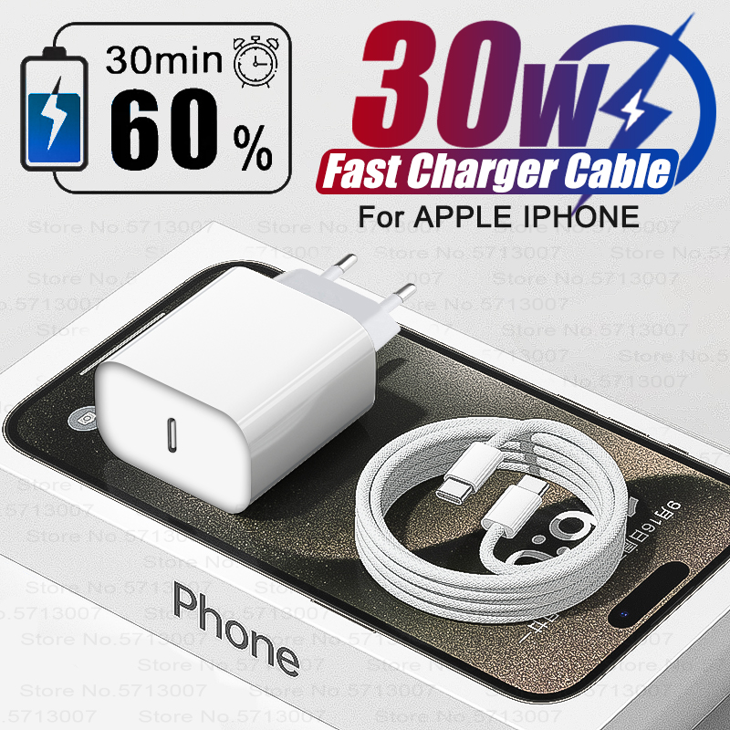 PD 30W Fast Charger For Apple  - огляд і ціна Travel Accessories Iphone