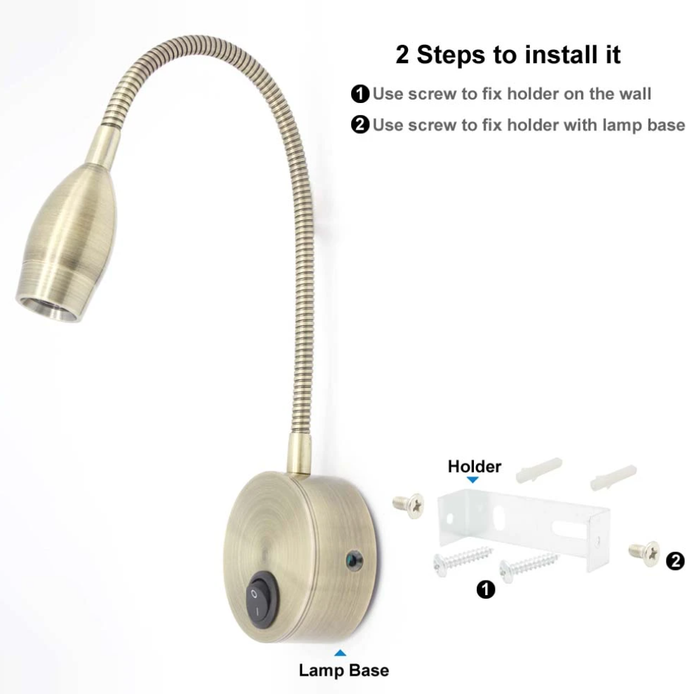 3W LED Flexible Reading Light  - огляд і ціна Book Light Flexible