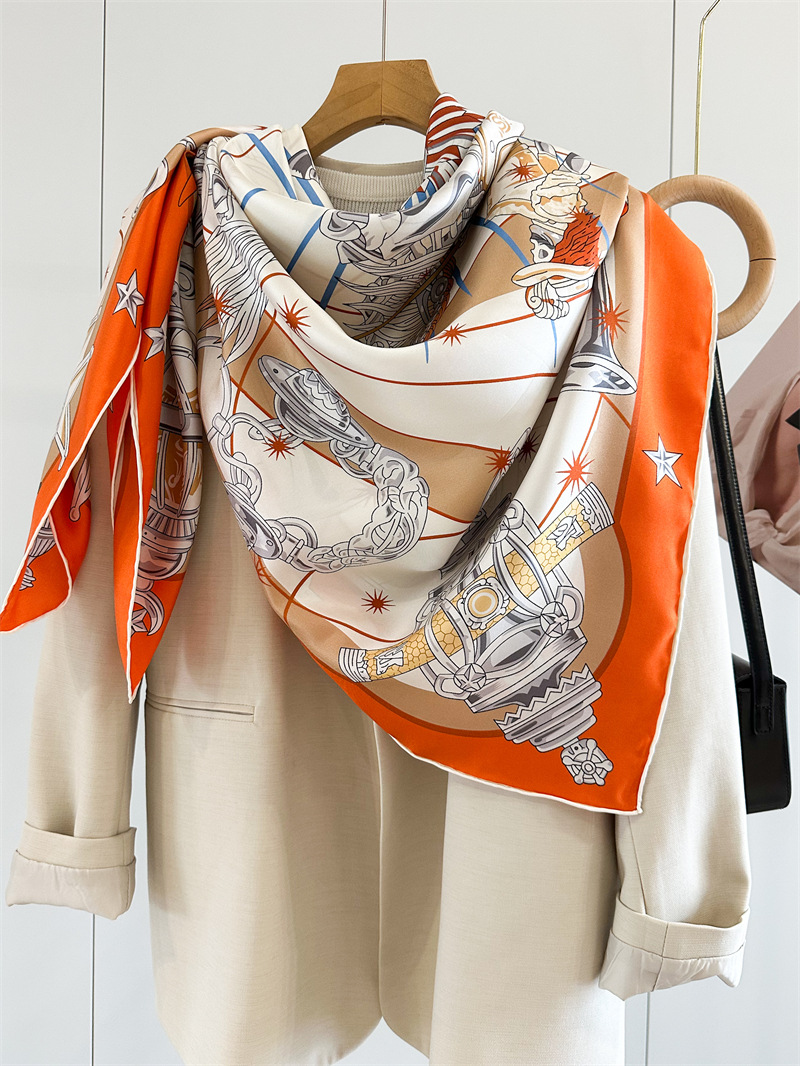 Luxury Brand Scarf Large Silk  - огляд і ціна Travel Accessories Bag For Women