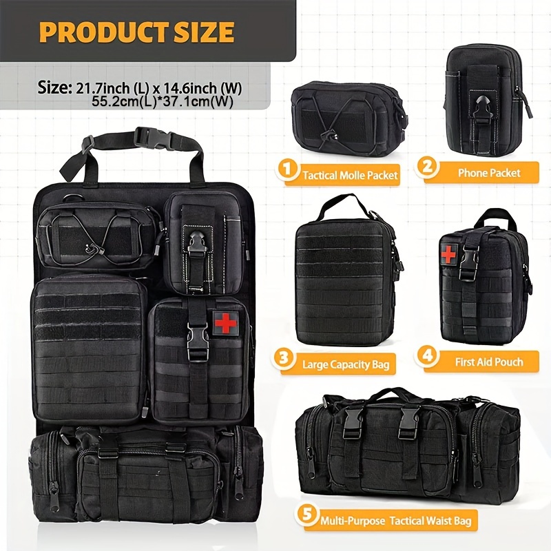 [Universal] Car Seat Back Orga - огляд і ціна Travel Accessories Car