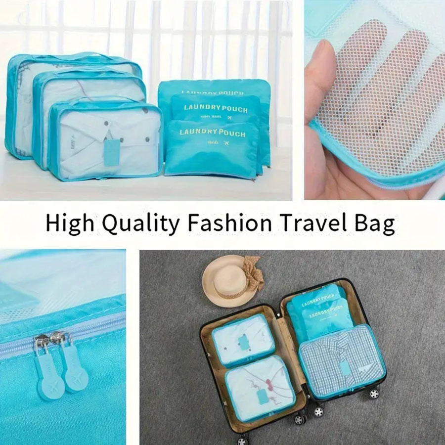 6pcs Travel Organizer Storage  - огляд і ціна Travel Accessories Bag For Women