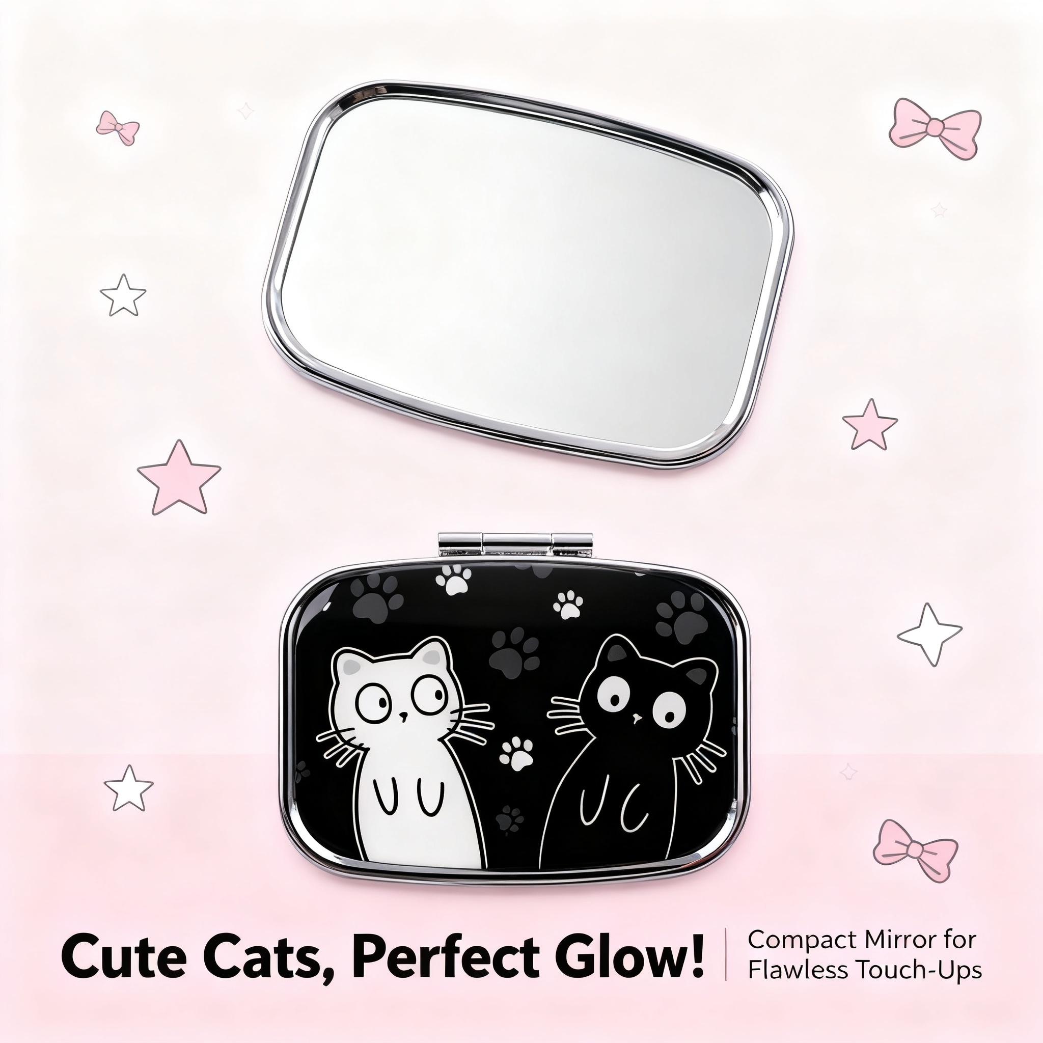 Cartoon Black And White Cat Tr - огляд і ціна Travel Accessories Box