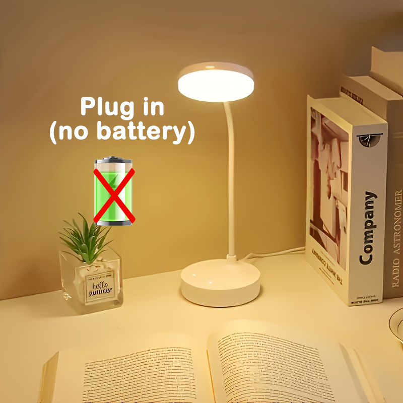 LED Desk Lamp With USB Chargin - огляд і ціна Book Light Flexible