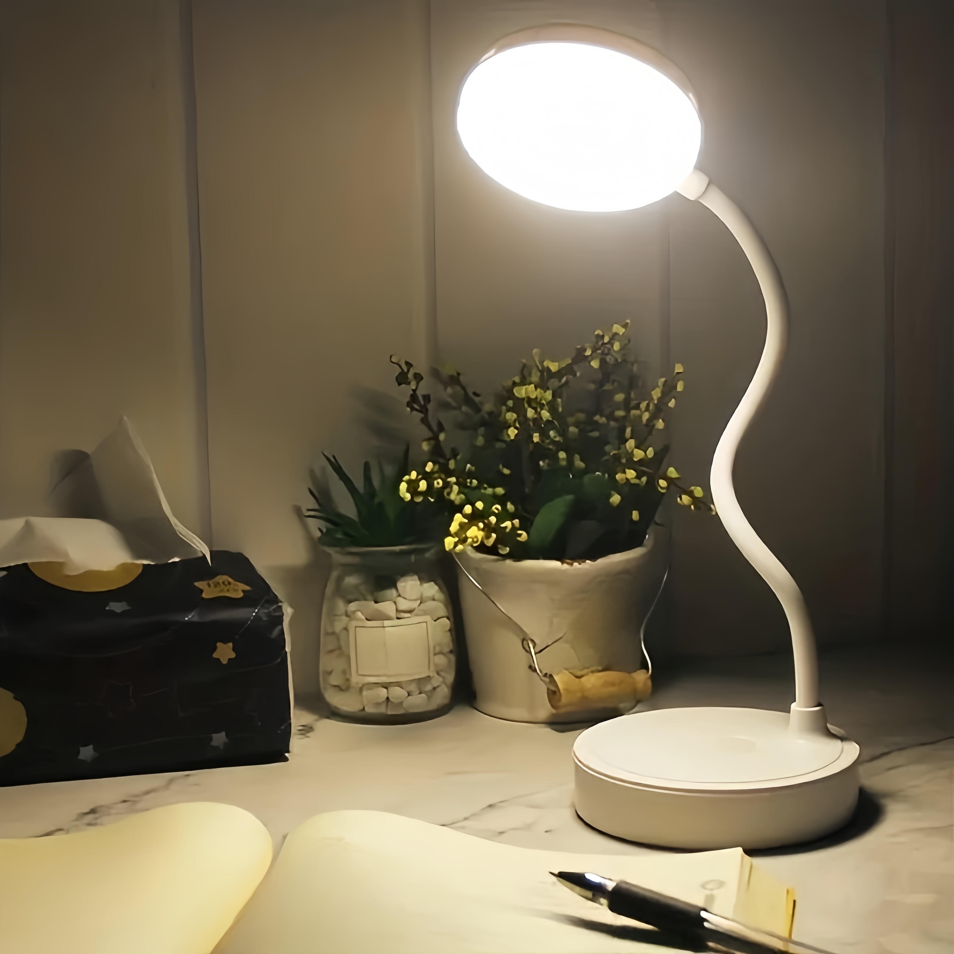 LED Desk Lamp With USB Chargin - огляд і ціна Book Light Flexible