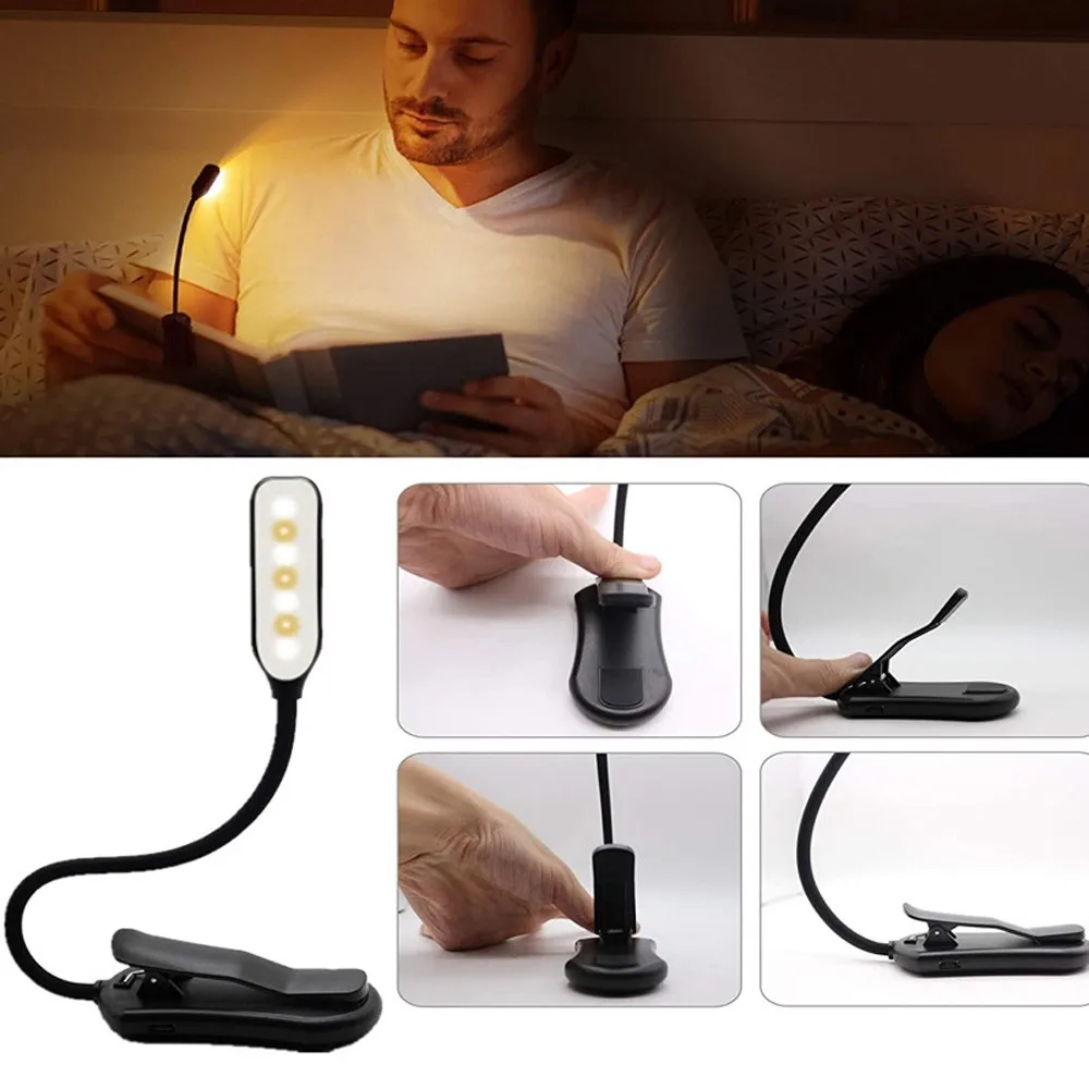 7 LED Book Light USB Rechargea - огляд і ціна Book Light Flexible