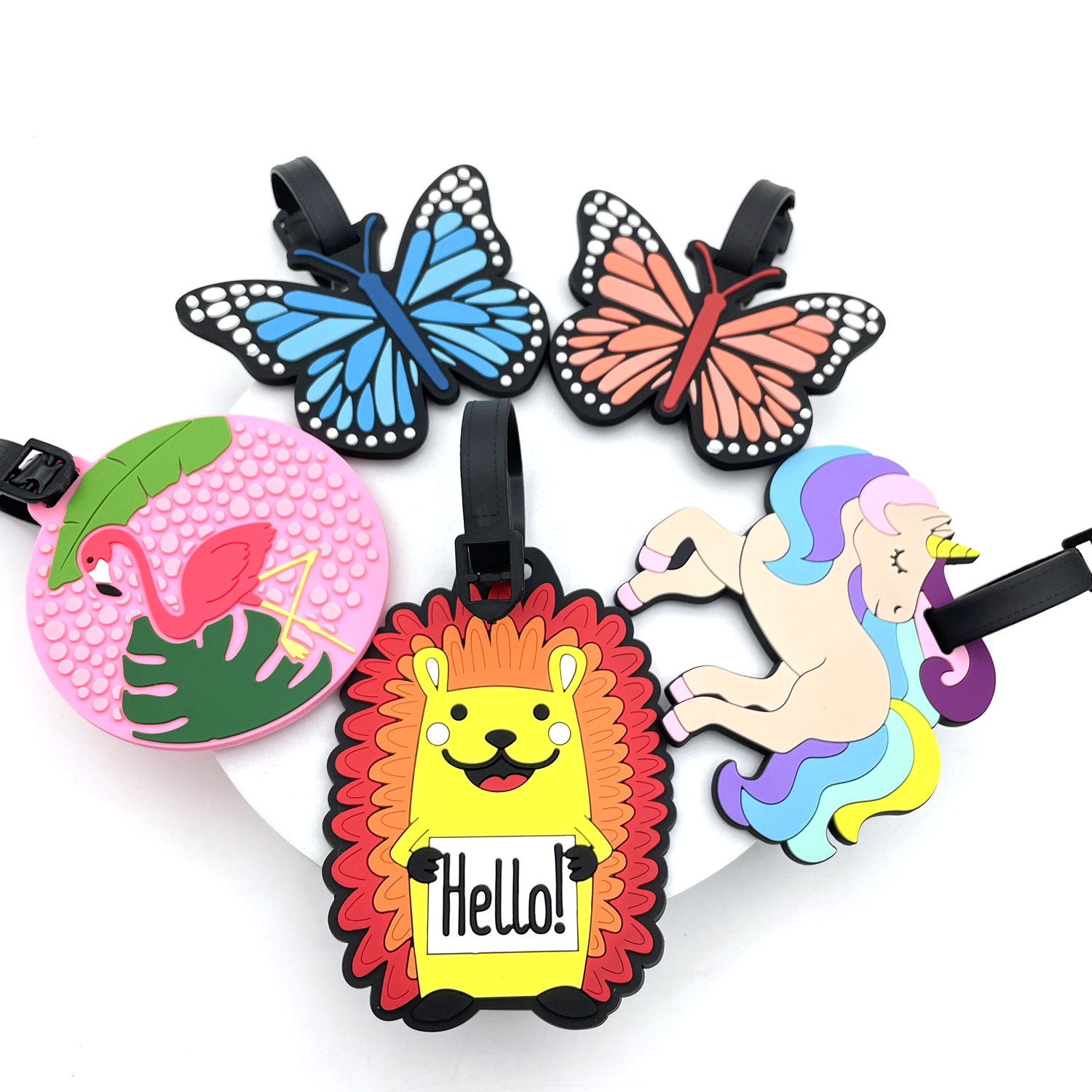 1PC PVC Soft Rubber Luggage Ta - огляд і ціна Travel Accessories Sale