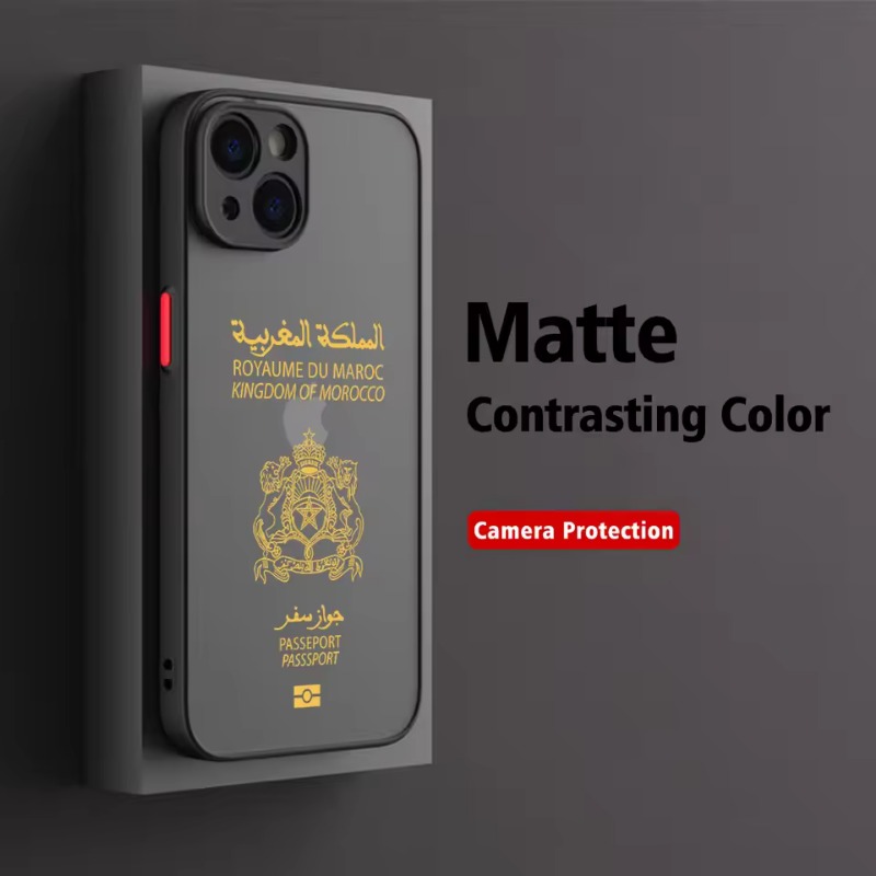 Moroccan Passport Map Phone Ca - огляд і ціна Travel Accessories Iphone