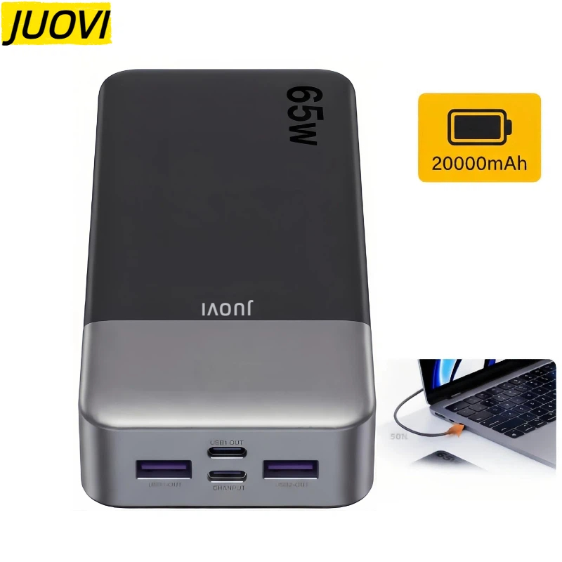 JUOVI 20000mAh Power Bank 65W  - огляд і ціна Travel Accessories Iphone