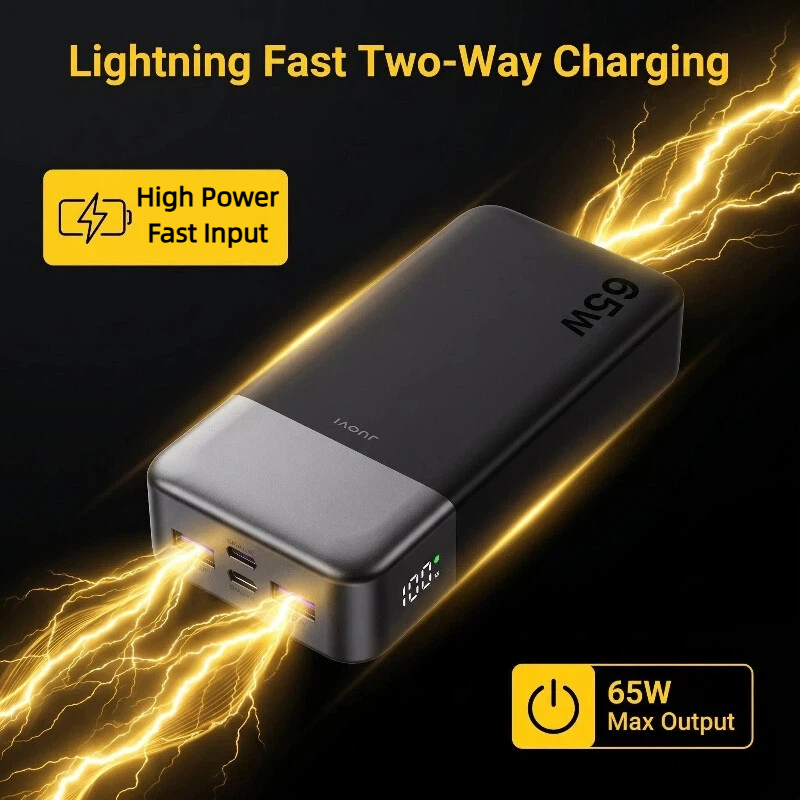 JUOVI 20000mAh Power Bank 65W  - огляд і ціна Travel Accessories Iphone
