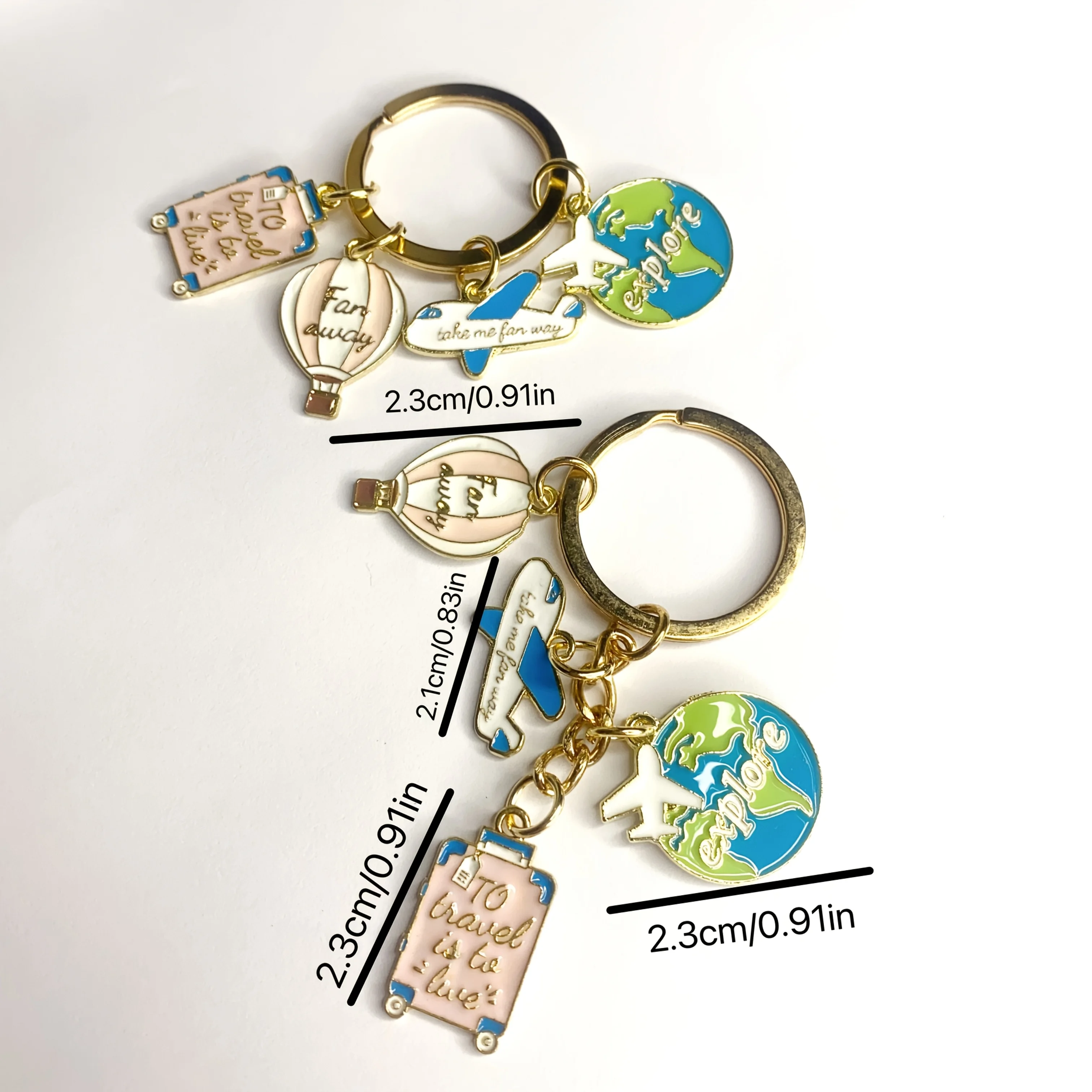A Stylish Travel-Themed Keycha - огляд і ціна Travel Accessories As Gifts