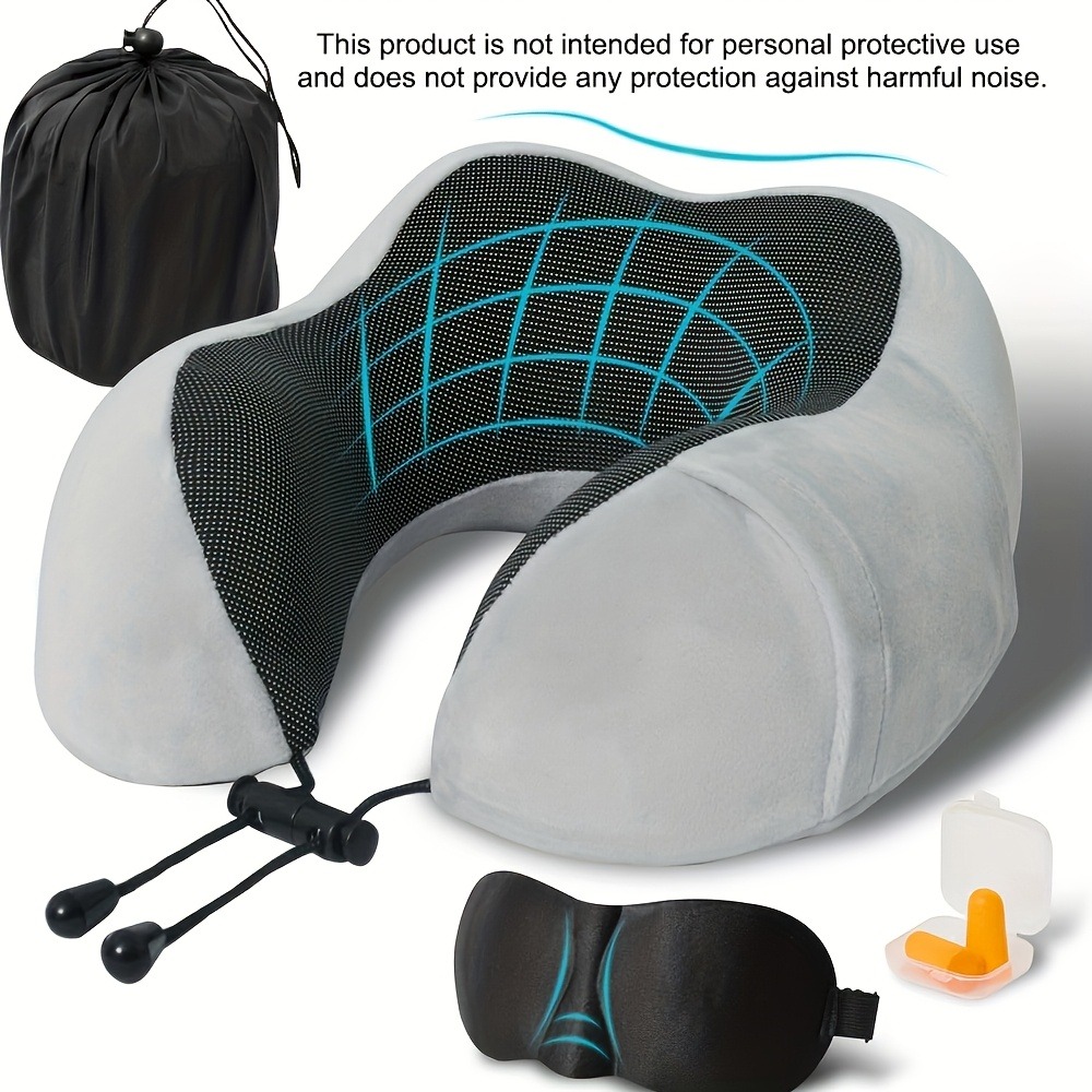 Travel Pillow, Airplane Sleep  - огляд і ціна Earplug Set Foam