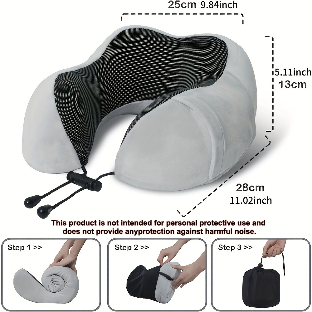Travel Pillow, Airplane Sleep  - огляд і ціна Earplug Set Foam